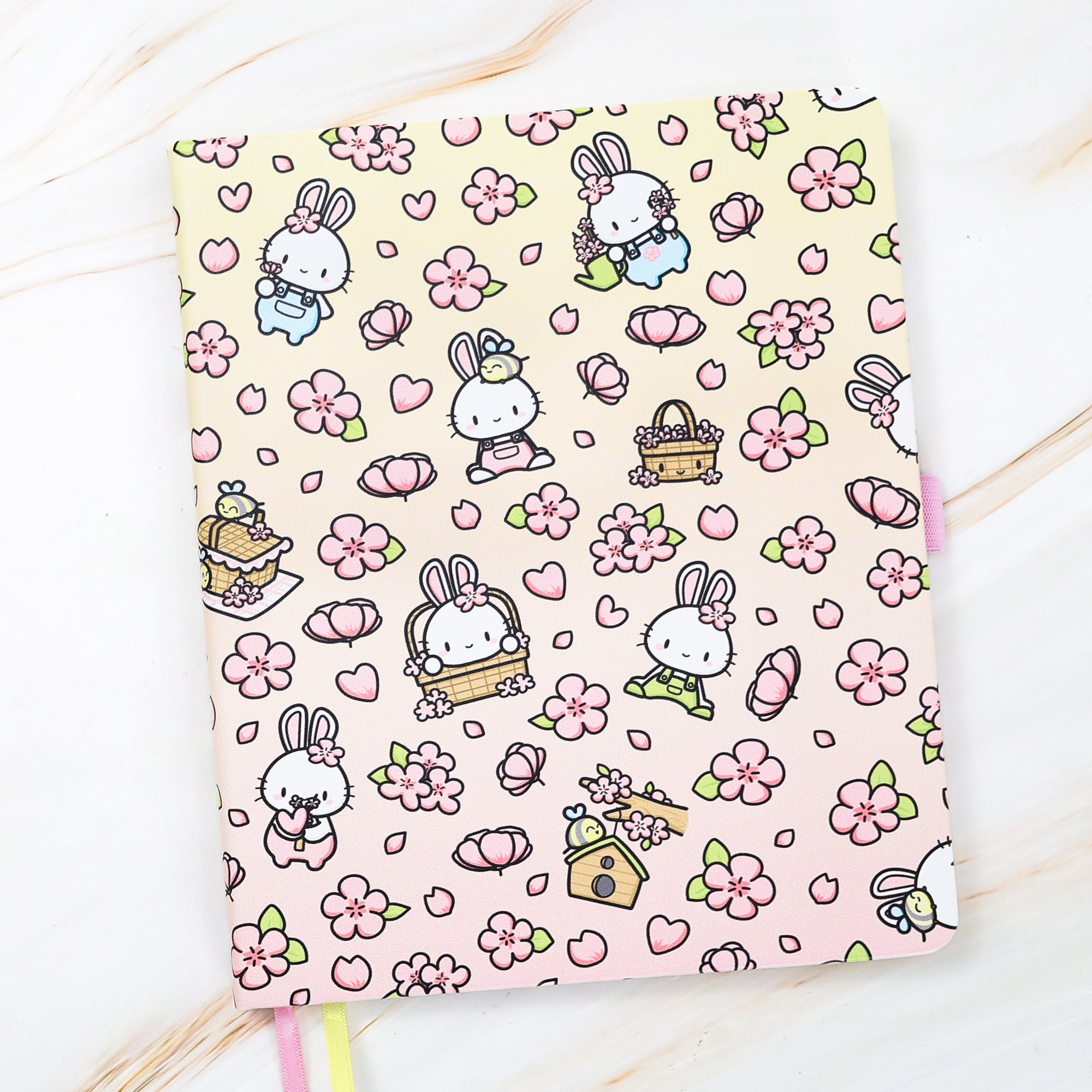 Blossom Bunnies - A5 Wide Yearly Planner