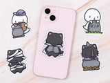 Spooky Halloween Die Cut Stickers (Set of 5)