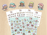 Summer Mermaids Sticker Set