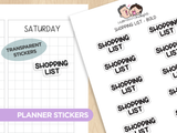 Text Planner Stickers Set (Bold Font)