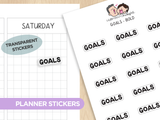 Text Planner Stickers Set (Bold Font)