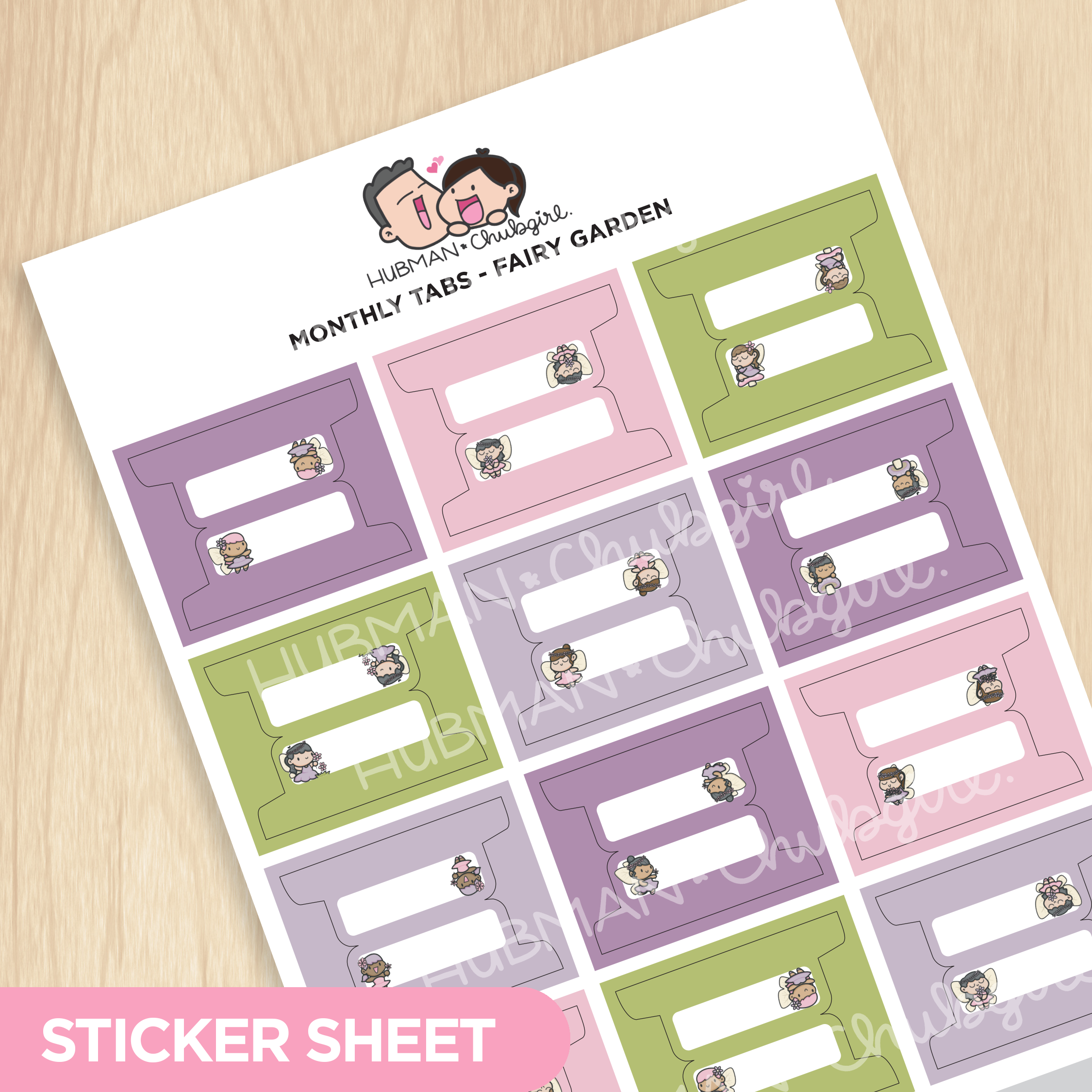 Fairy Garden Journaling Extras Sticker Set