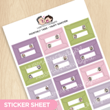 Fairy Garden Journaling Extras Sticker Set