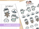 Aye Aye, Captain! Planner Stickers