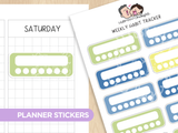 Weekly Habit Tracker - Blueberry Lemonade Theme Palette