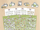 Tea Time Sticker Set