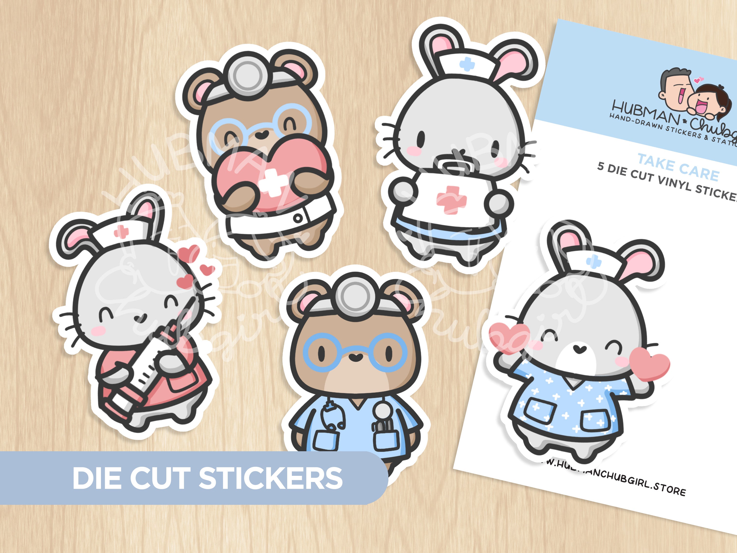 Take Care! Sticker Set