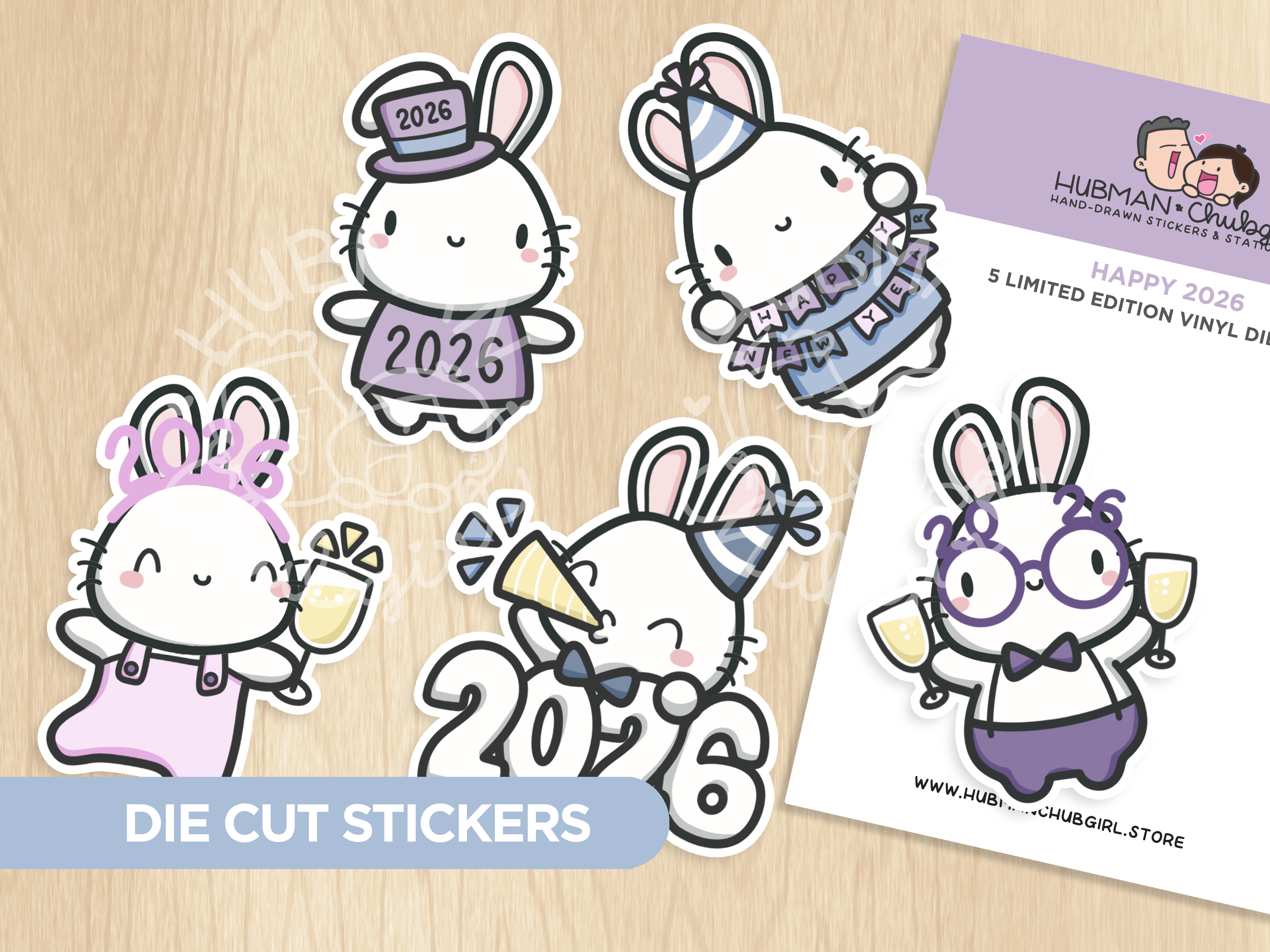 Hello 2026 Sticker Set