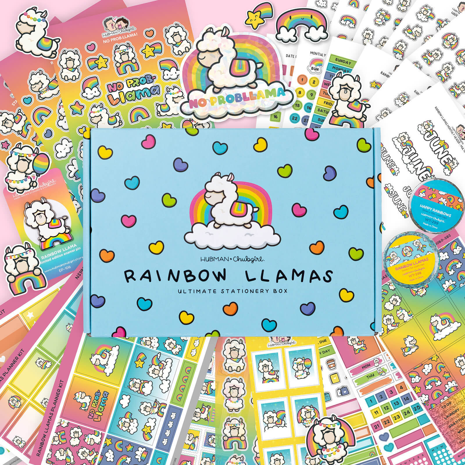 Rainbow Llamas Box Set