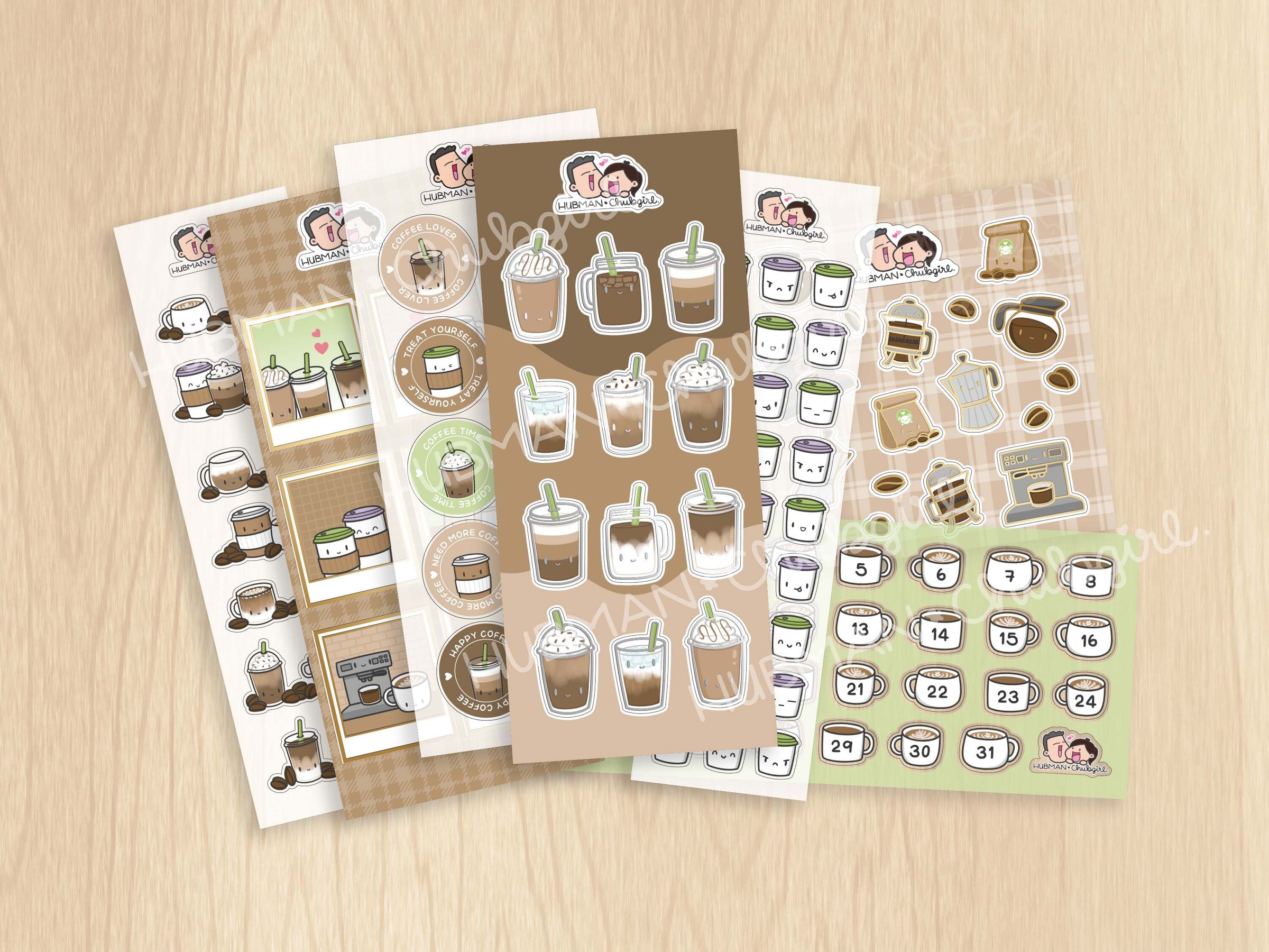 Variety Sticker Packs – Hubman and Chubgirl