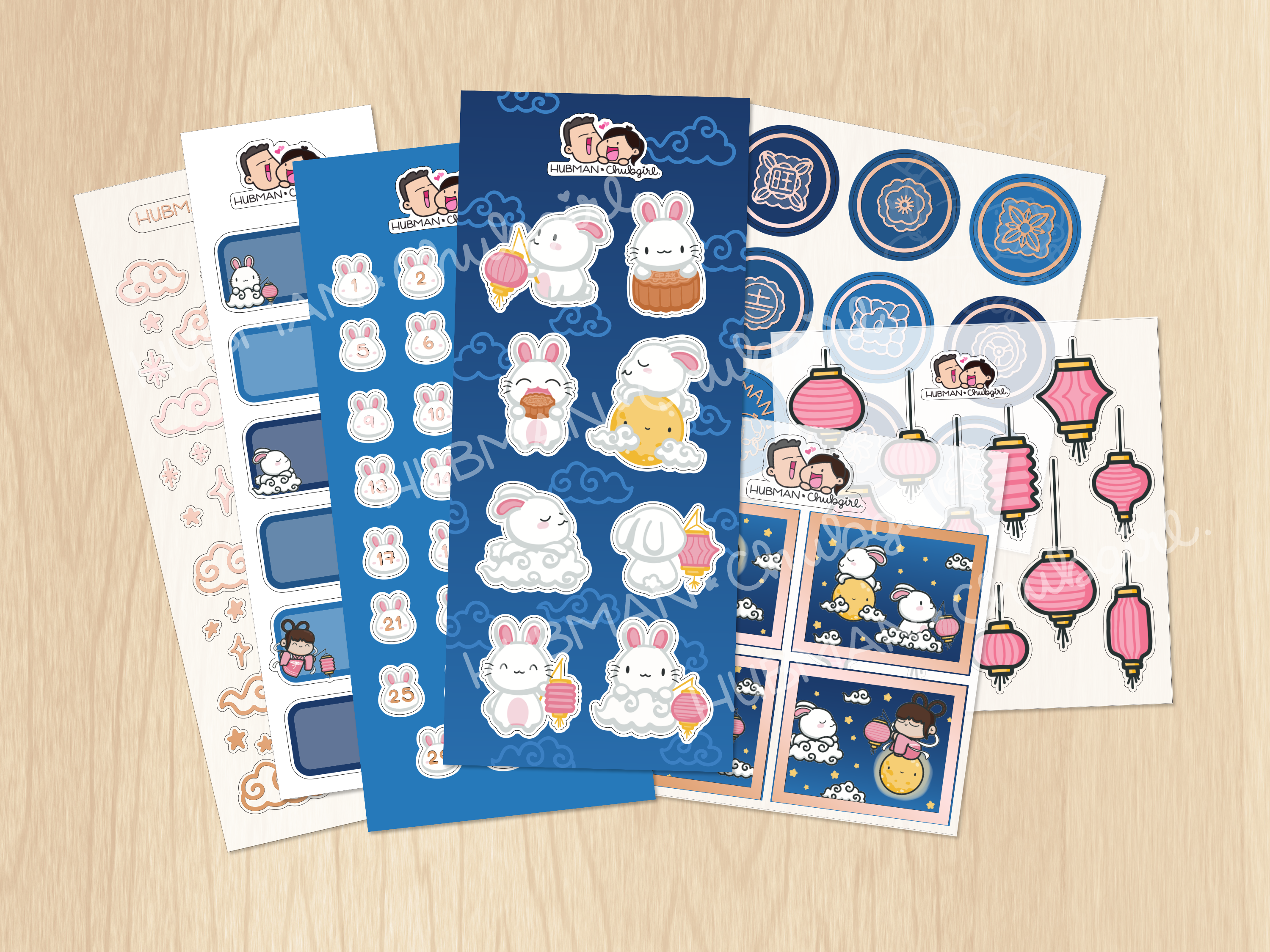 Mid-Autumn Festival Variety Sticker Pack
