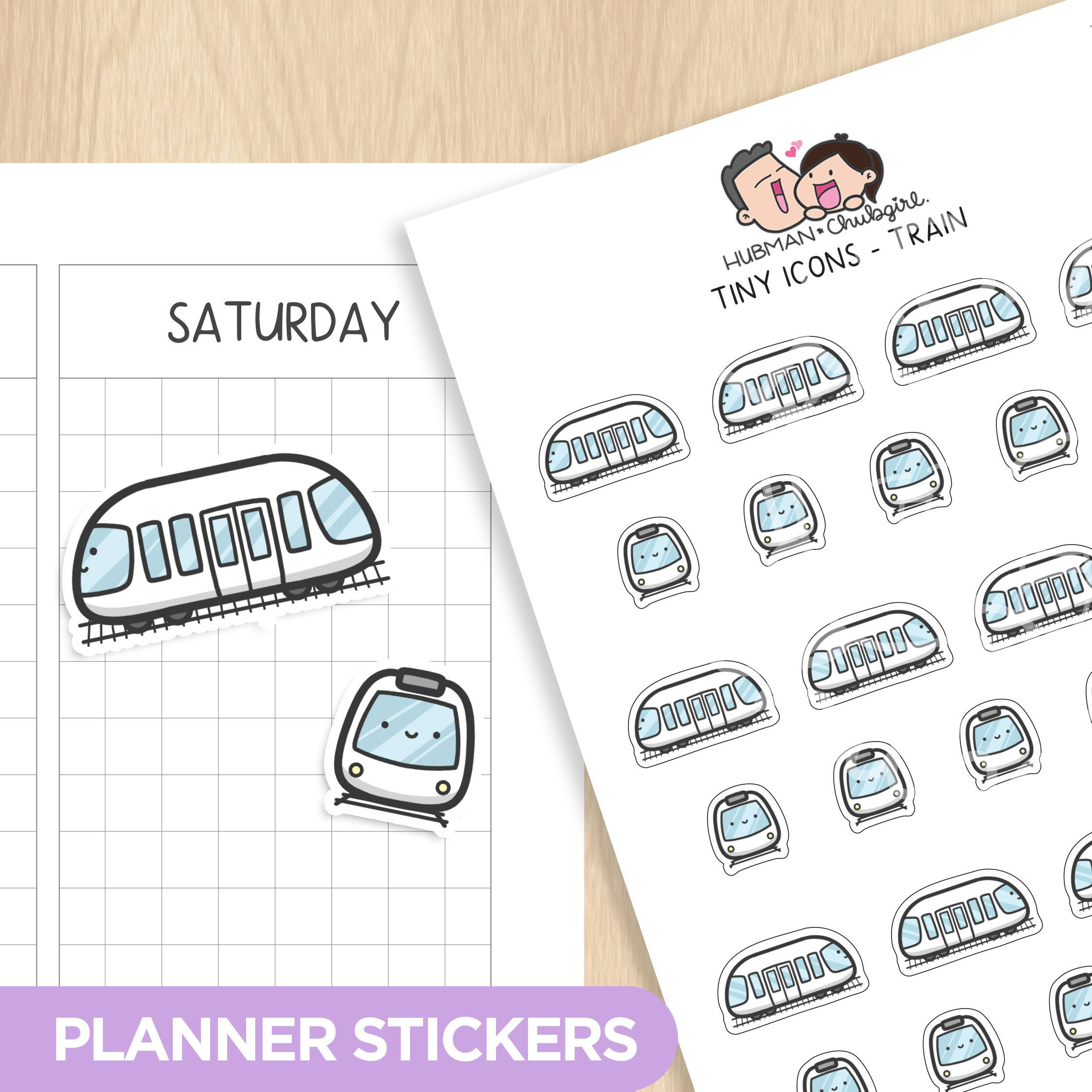 Tiny Icons - Train Planner Stickers
