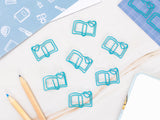 Cozy Bookworm Paper Clips (Set of 6)