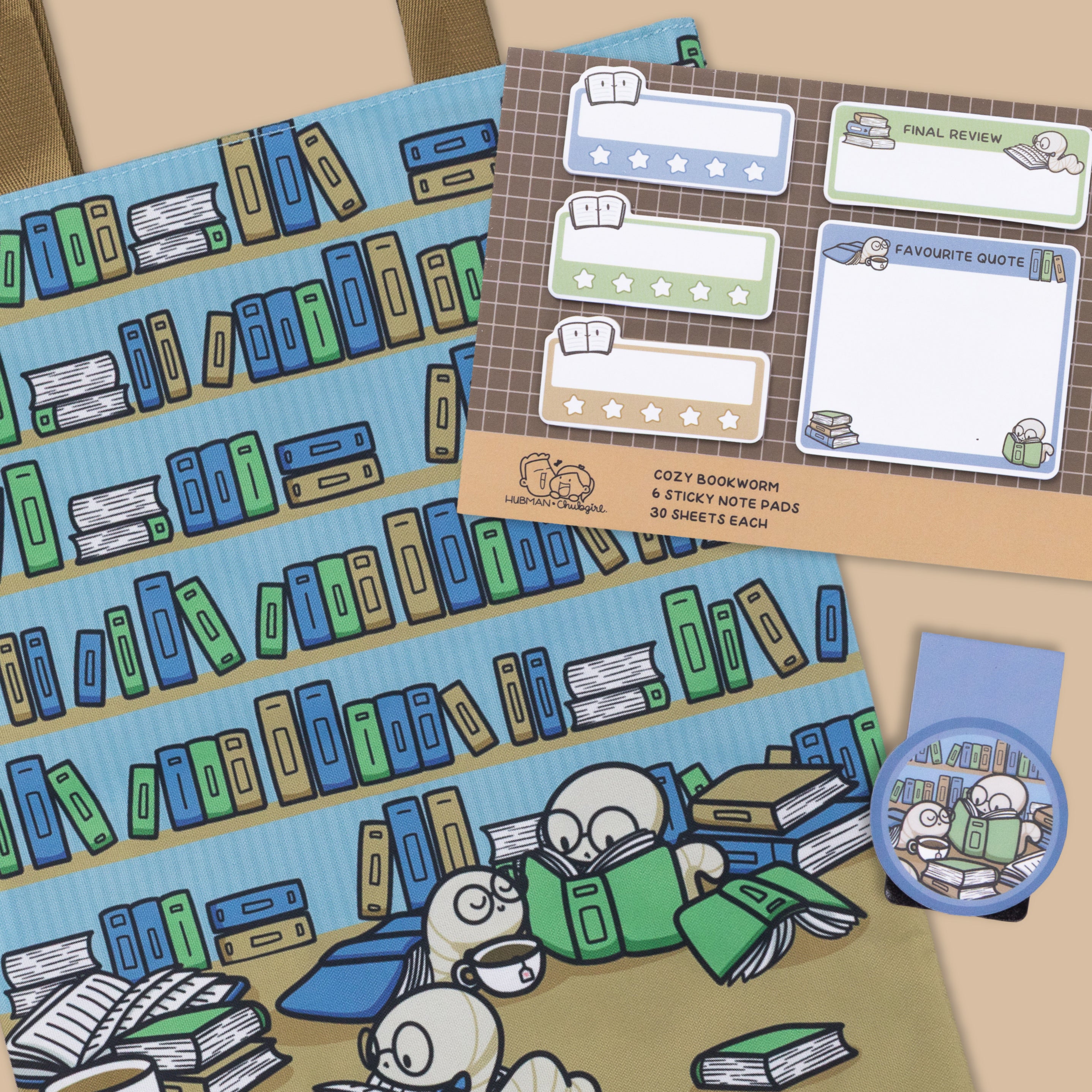 Freebie: Cozy Bookworm Set