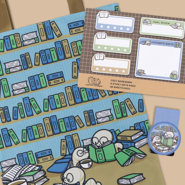 Freebie: Cozy Bookworm Set