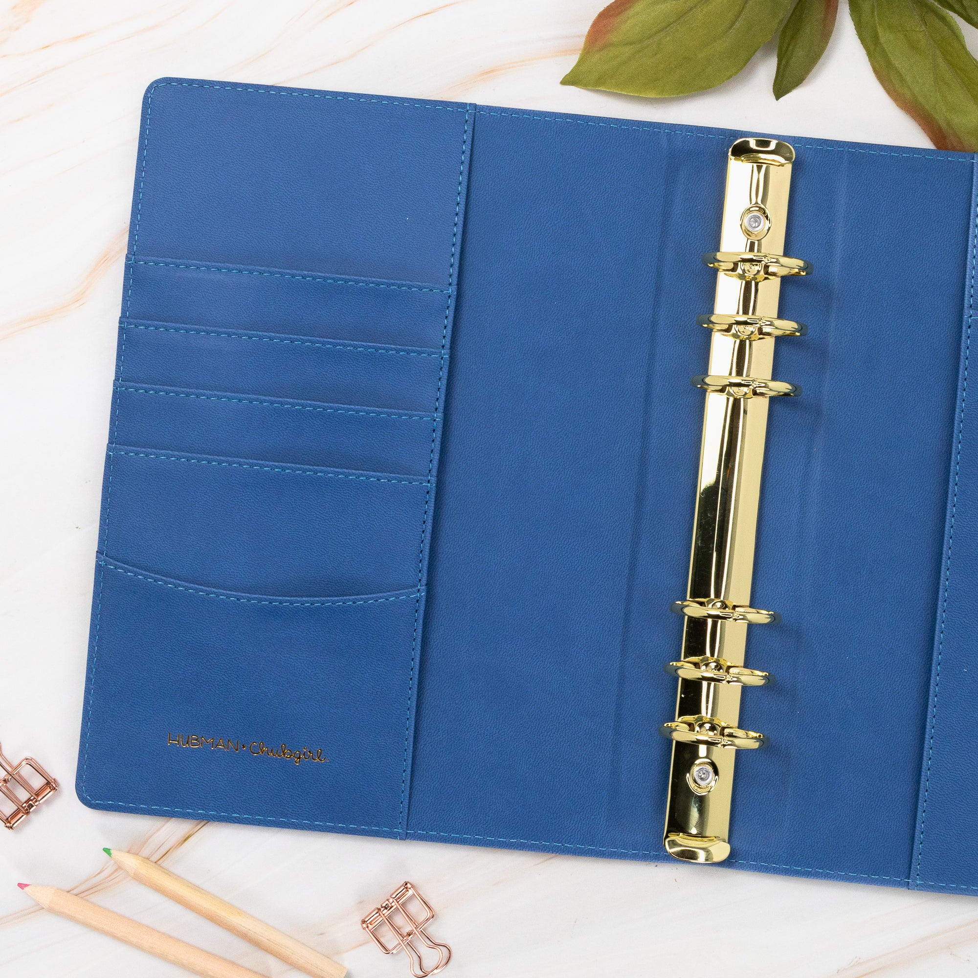 Vegan Leather Binder/Planner - Sea Friends