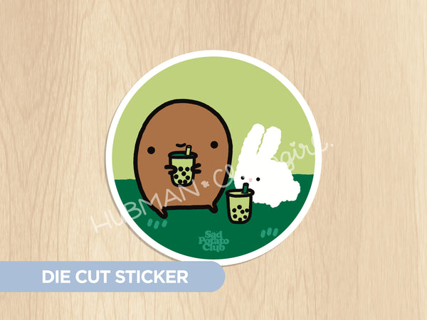 Fast Food Die Cut Stickers – Hubman and Chubgirl