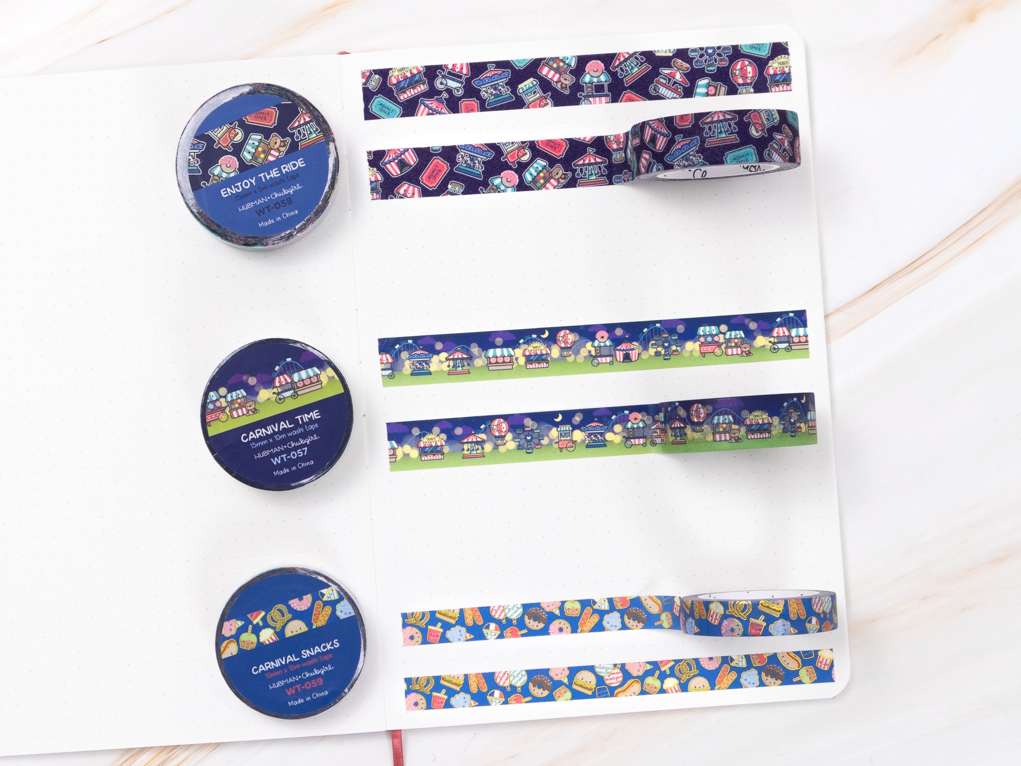 Midnight Carnival Washi Tape