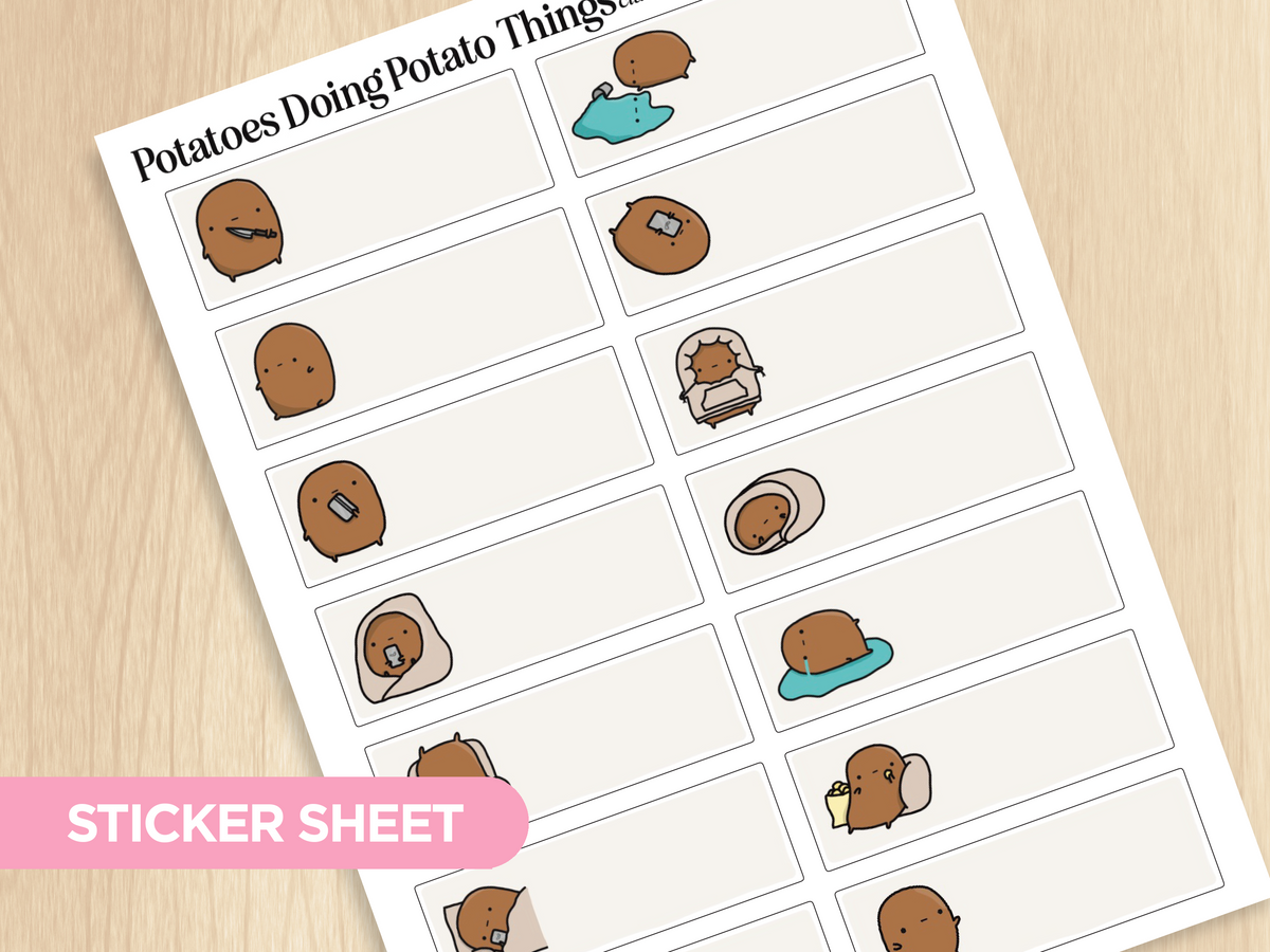 Sad Potato - Classic Things Labels – Hubman and Chubgirl