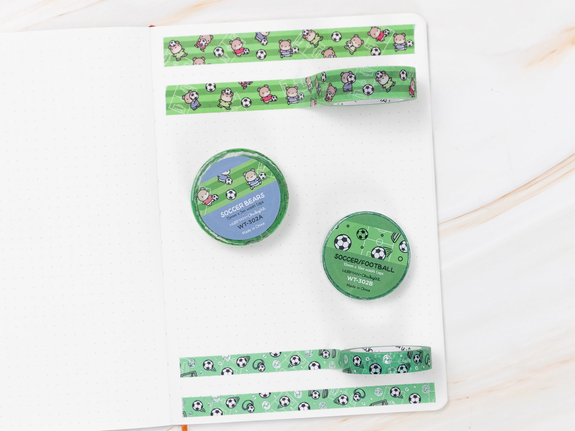 Soccer/Football Washi Tapes (Set of 2)