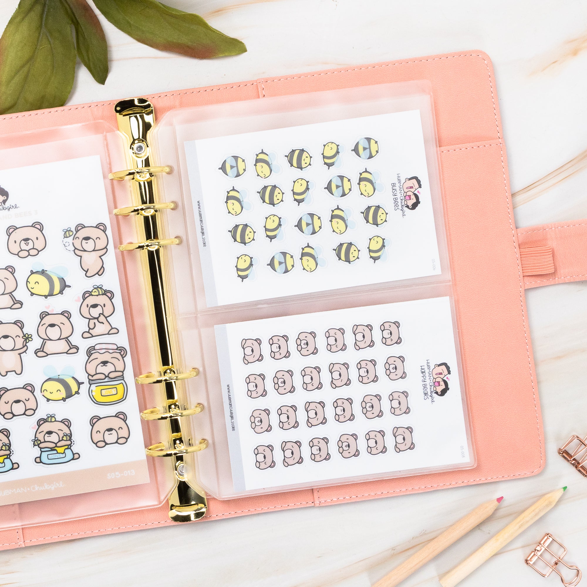 Vegan Leather Binder/Planner - Stationery Buddies