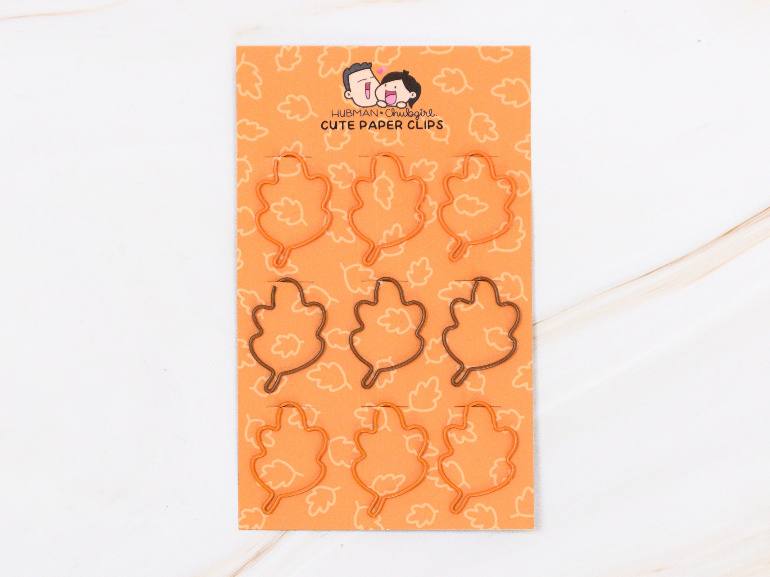 Autumn Capybaras Paper Clips (Set of 9)