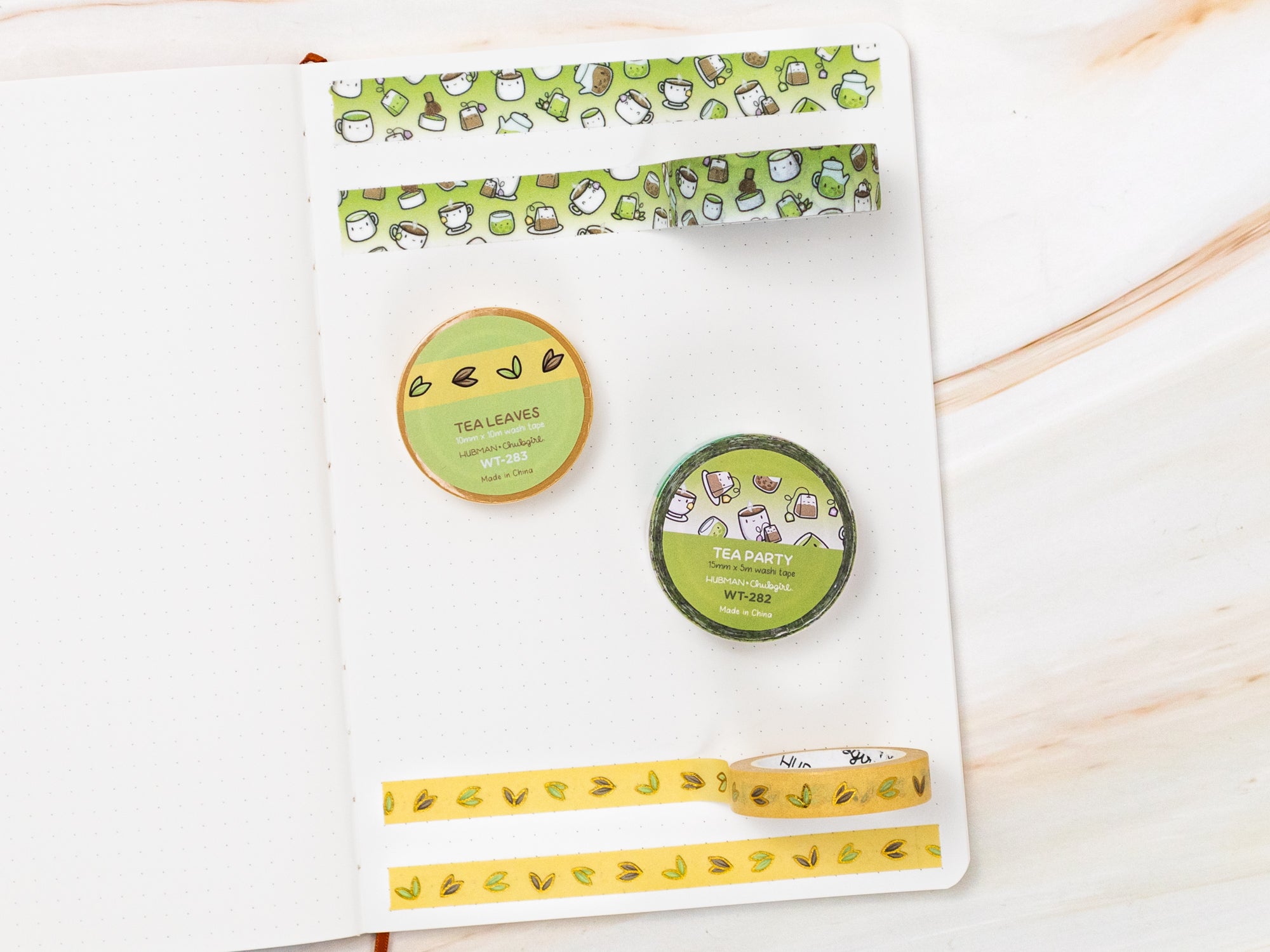 Tea Time Washi Tapes (Set of 2)