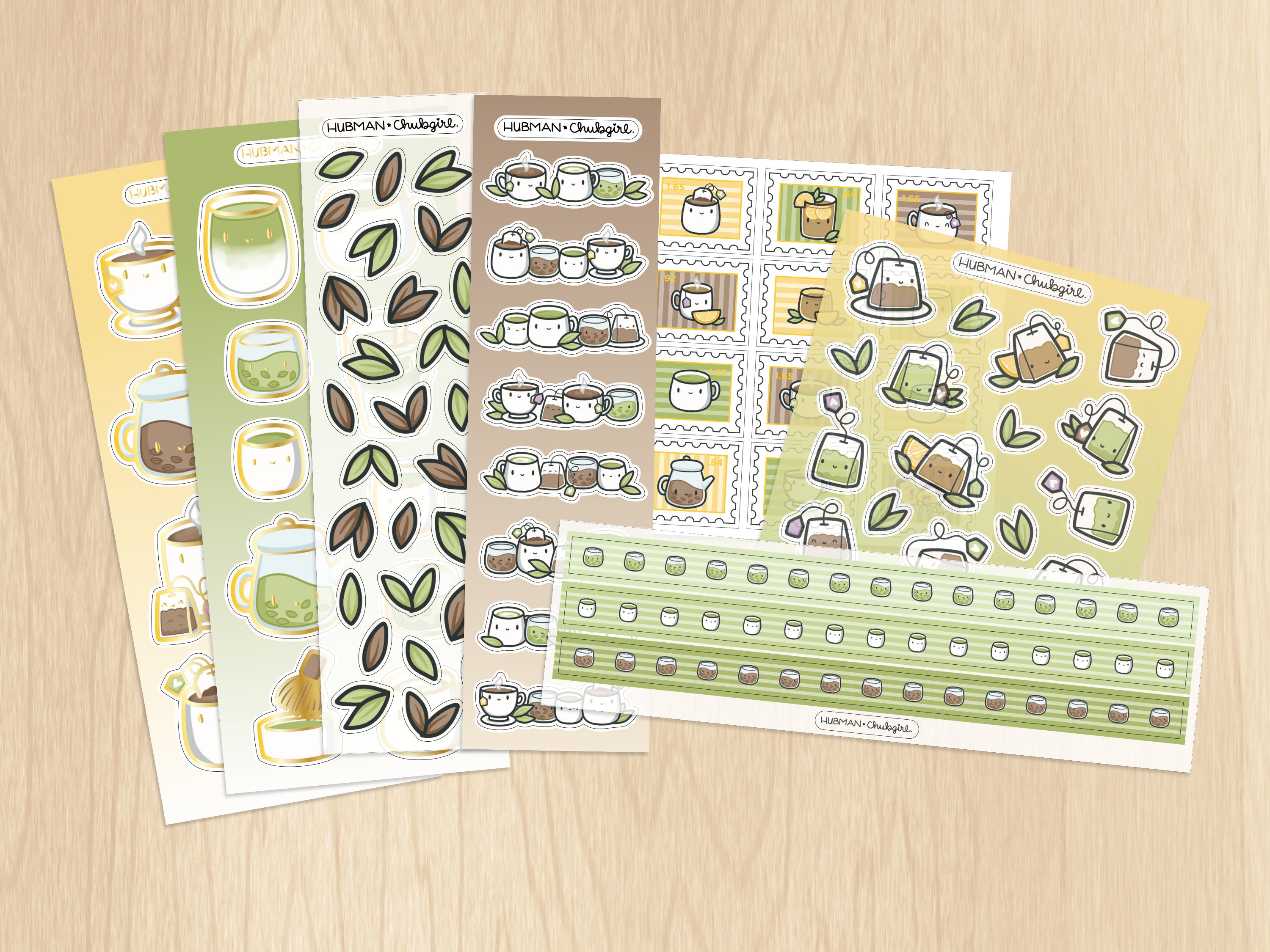 Tea Time Variety Sticker Pack