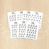 Tiny Icons - Transportation Planner Sticker Set