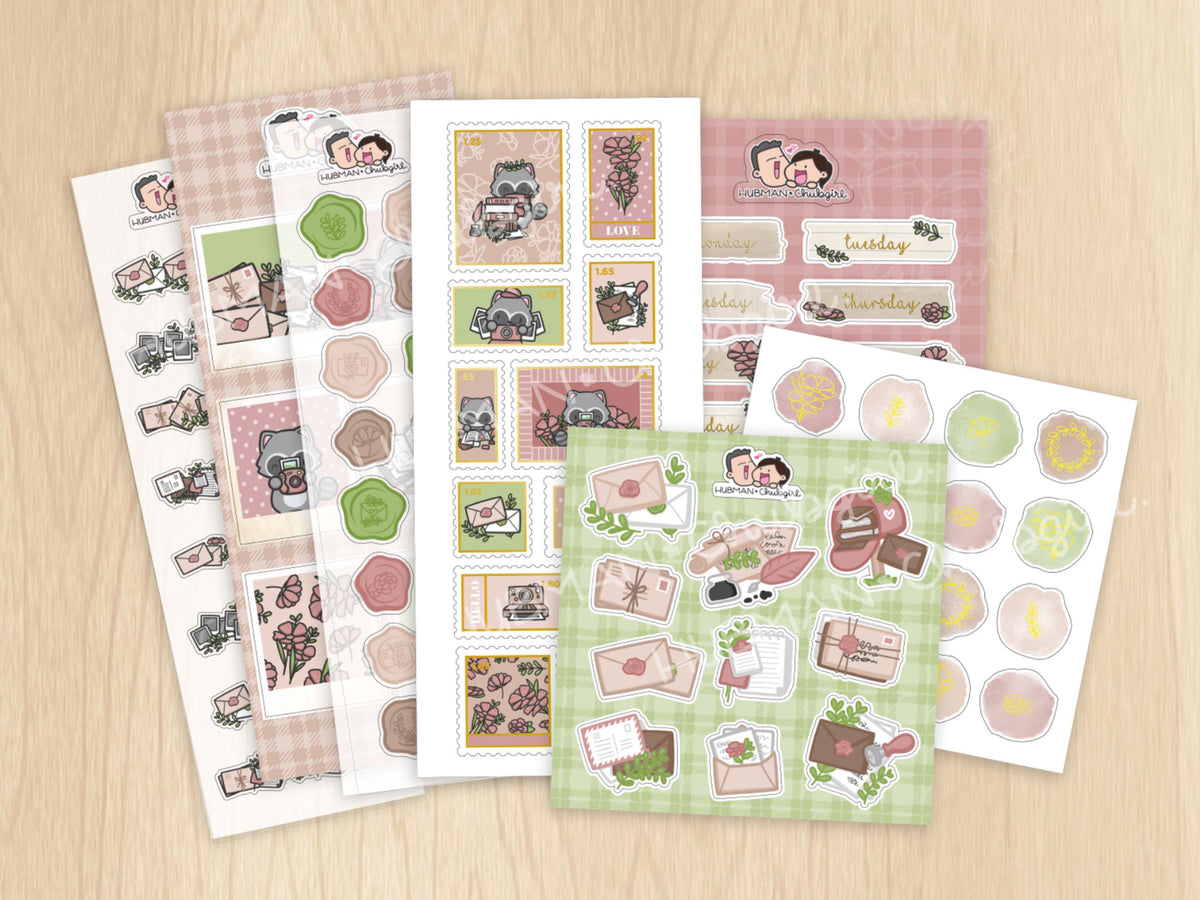 Vintage Variety Sticker Pack – Hubman and Chubgirl