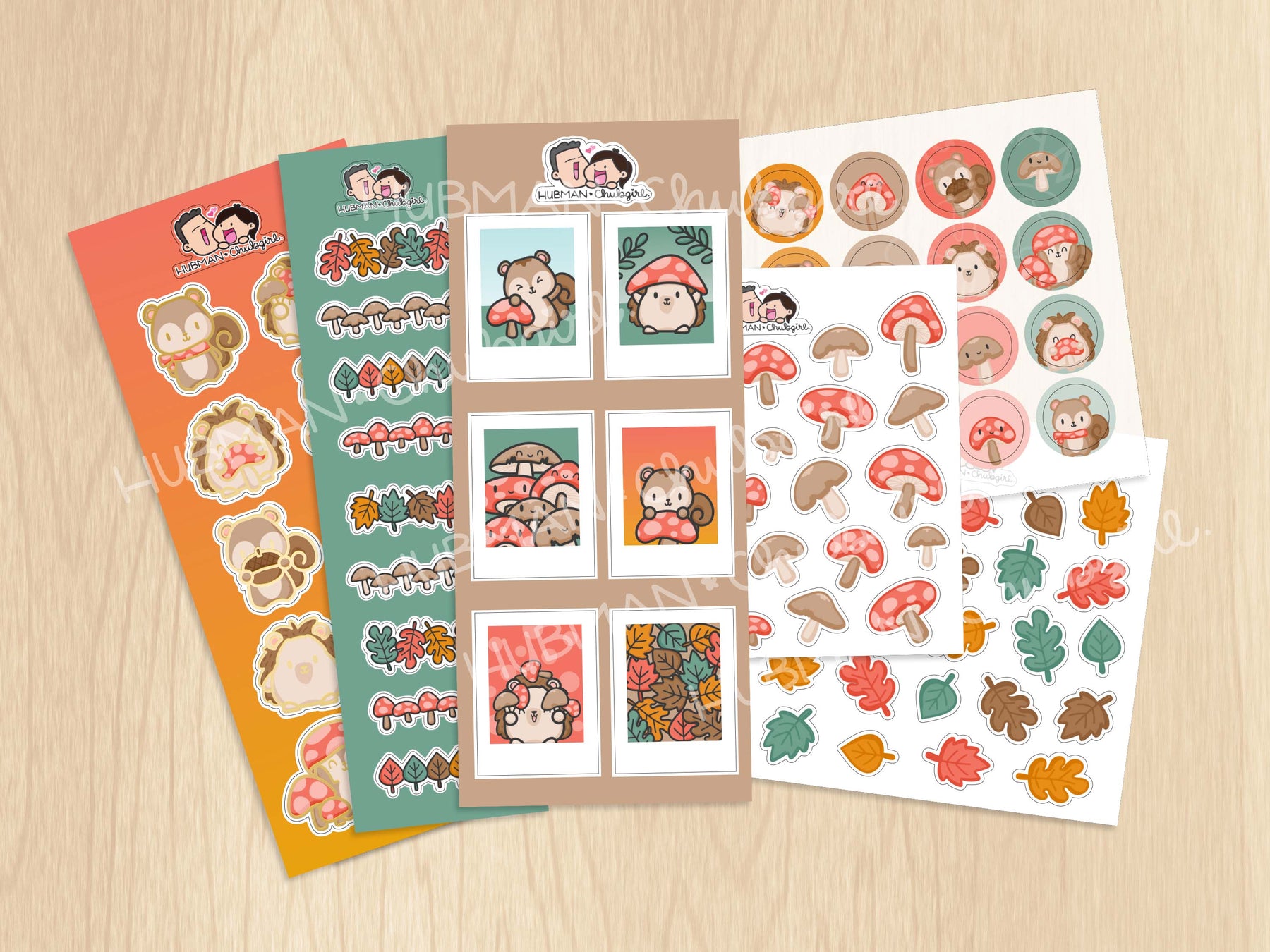 Variety Sticker Packs – Hubman and Chubgirl