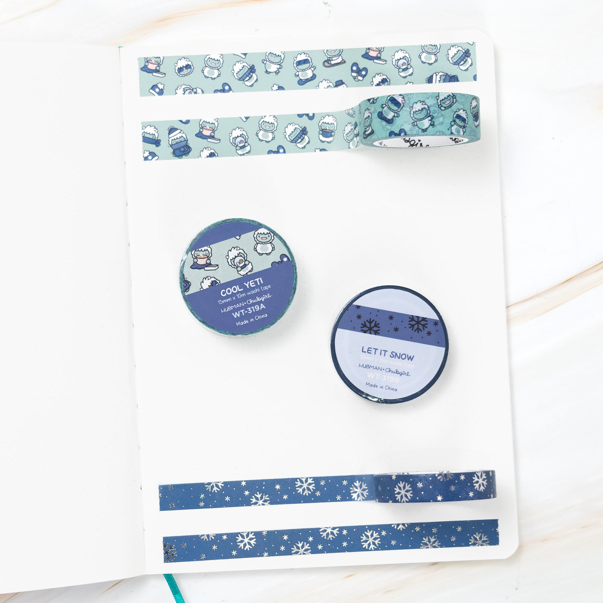 Cool Yeti Washi Tapes (Set of 2)