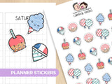 Carnival Treats Planner Stickers