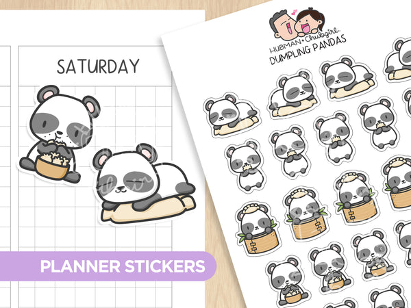 Dumpling Pandas Planner Stickers – Hubman and Chubgirl