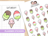 Donuts and Icecream Sticker Set