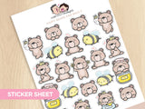 Bees and Bears Sticker Set