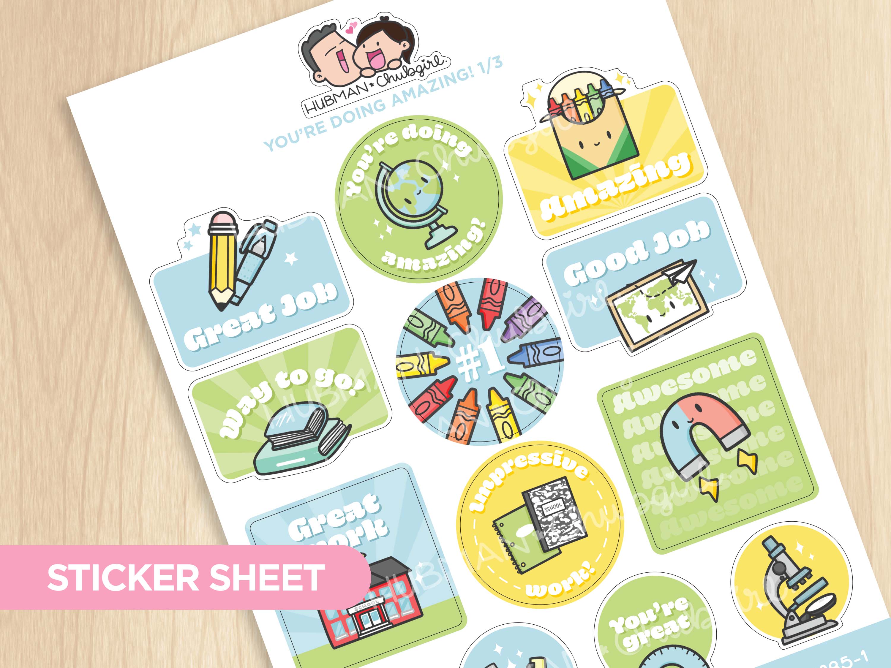 You're Doing Amazing! Sticker Sheets