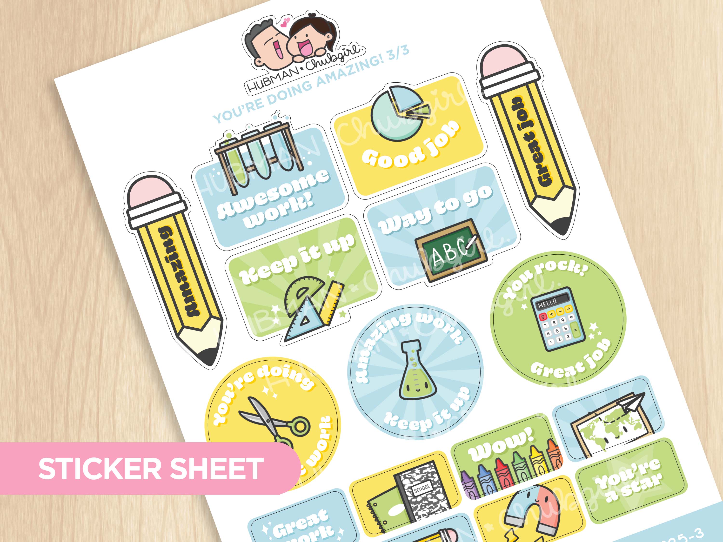 You're Doing Amazing! Sticker Sheets