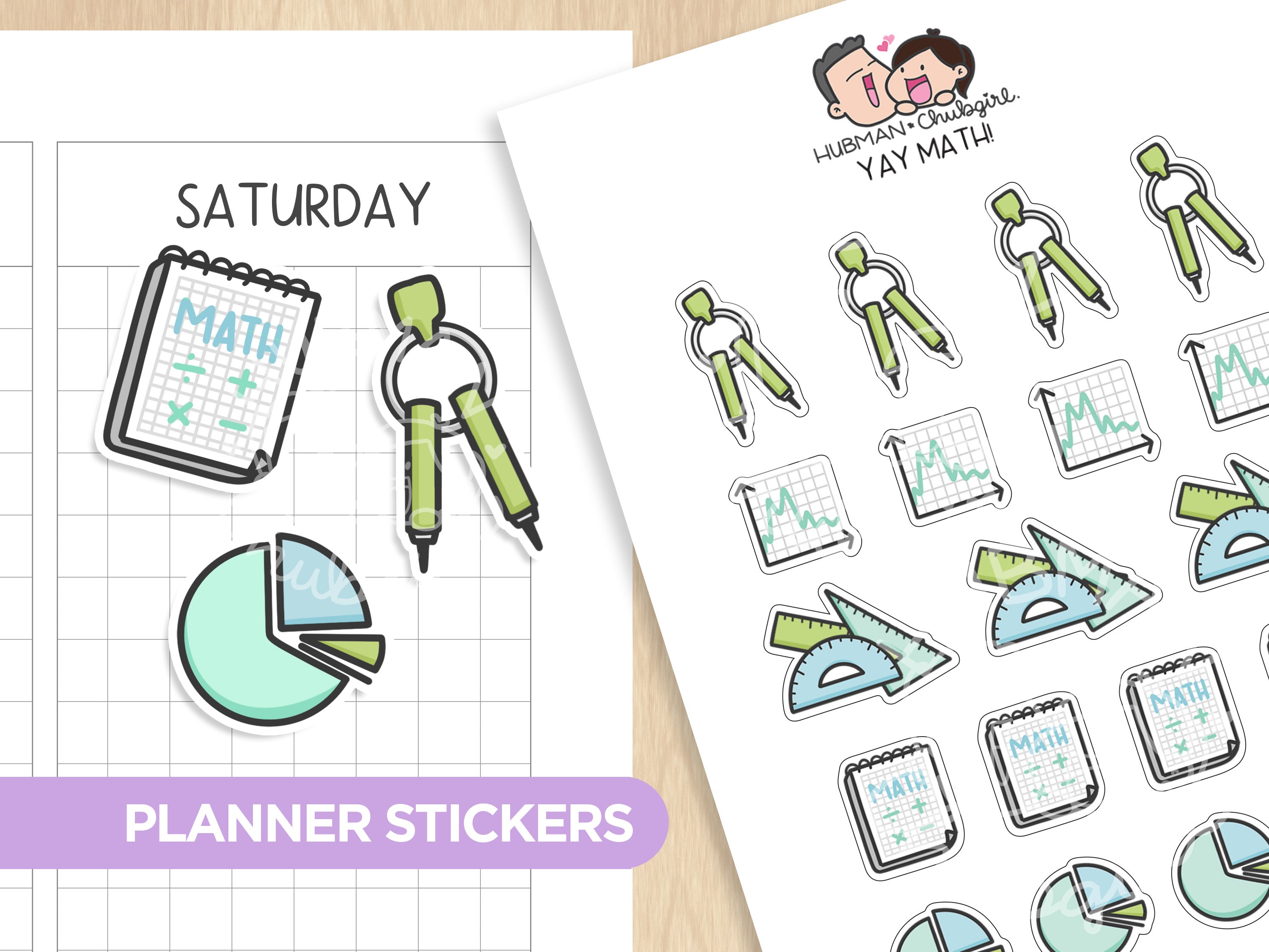 Yay Math! Planner Stickers