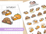 Thanksgiving Dinner Planner Stickers