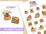 Thanksgiving Sticker Set