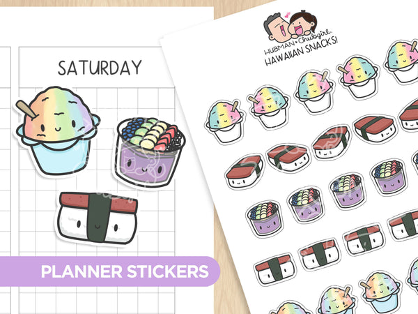 Hydrate Planner Stickers – Hubman and Chubgirl