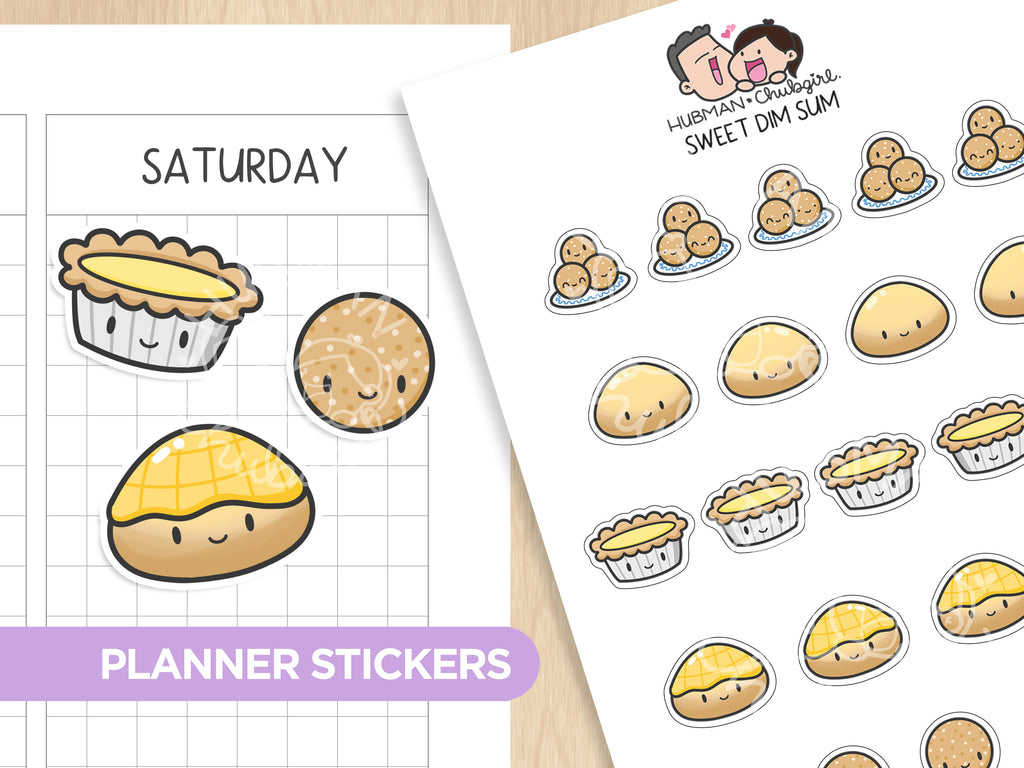 Sweet Dim Sum Planner Stickers – Hubman and Chubgirl