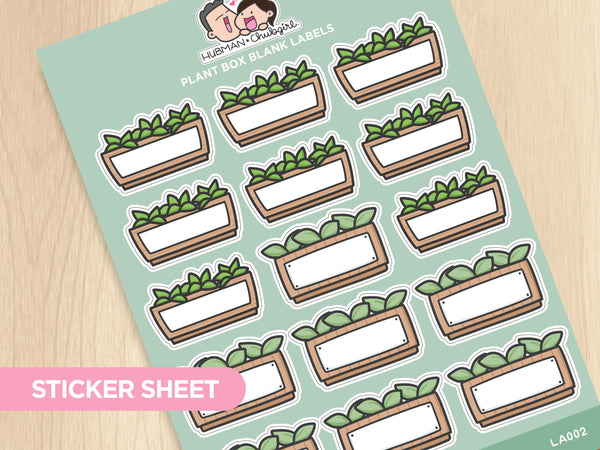 Hanging Plant Stickers Succulent Sticker Graphic by Paper