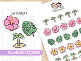 Aloha Hawaii Sticker Set