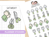 Gardening Sticker Set