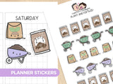 Gardening Sticker Set