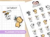 Kitty Playtime 2 Planner Stickers