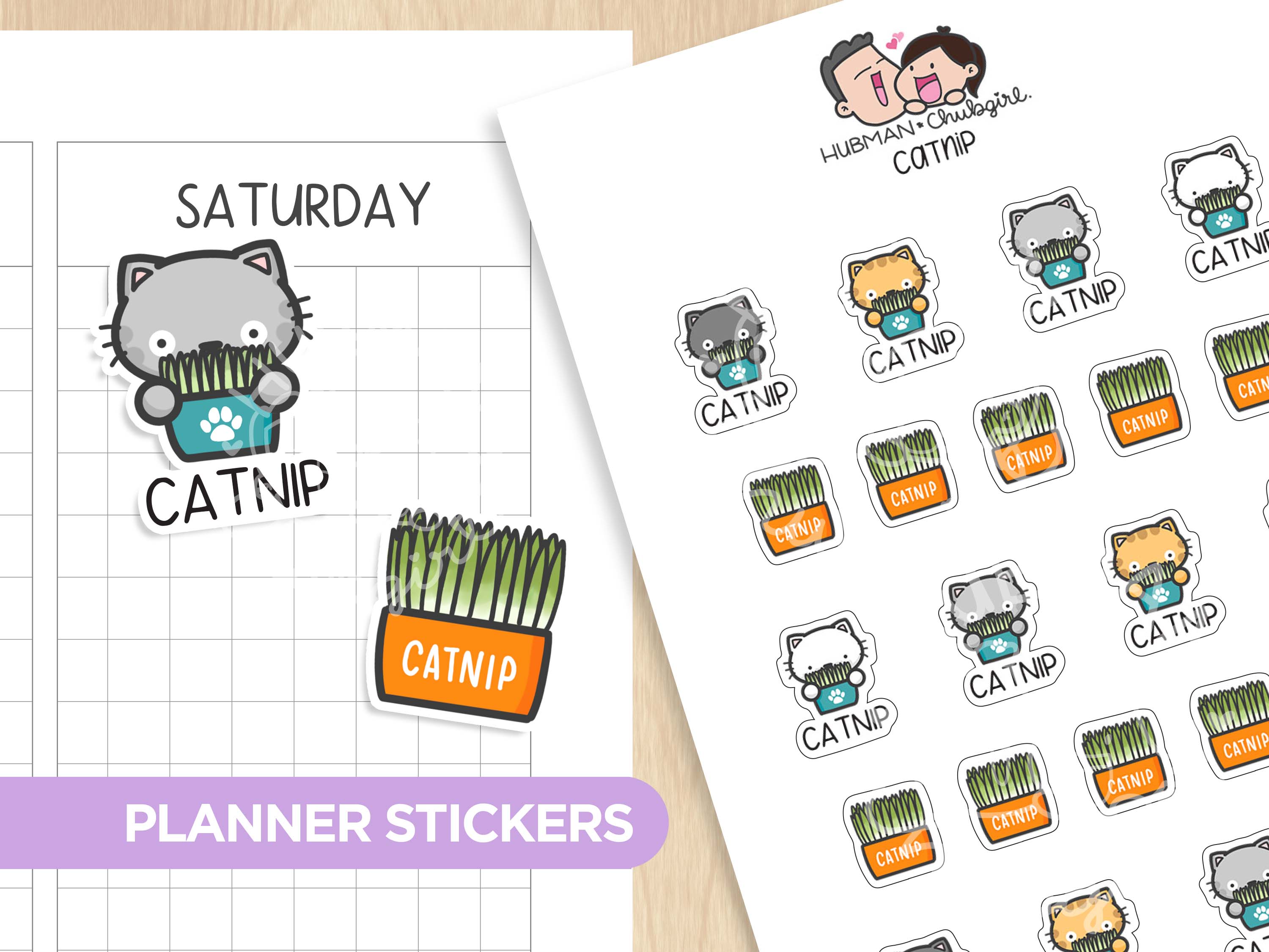 Catnip Planner Stickers