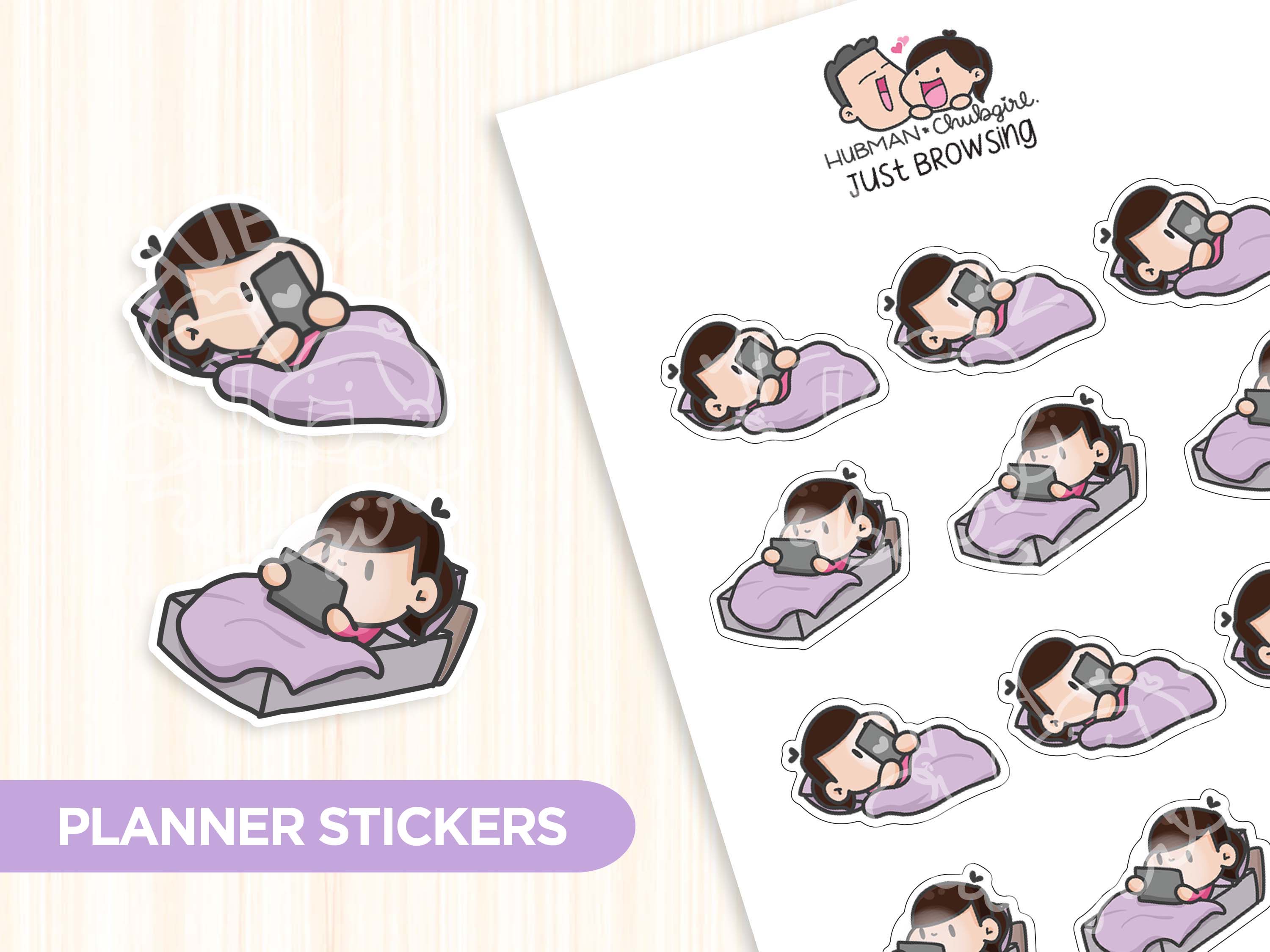 Just Browsing Planner Stickers
